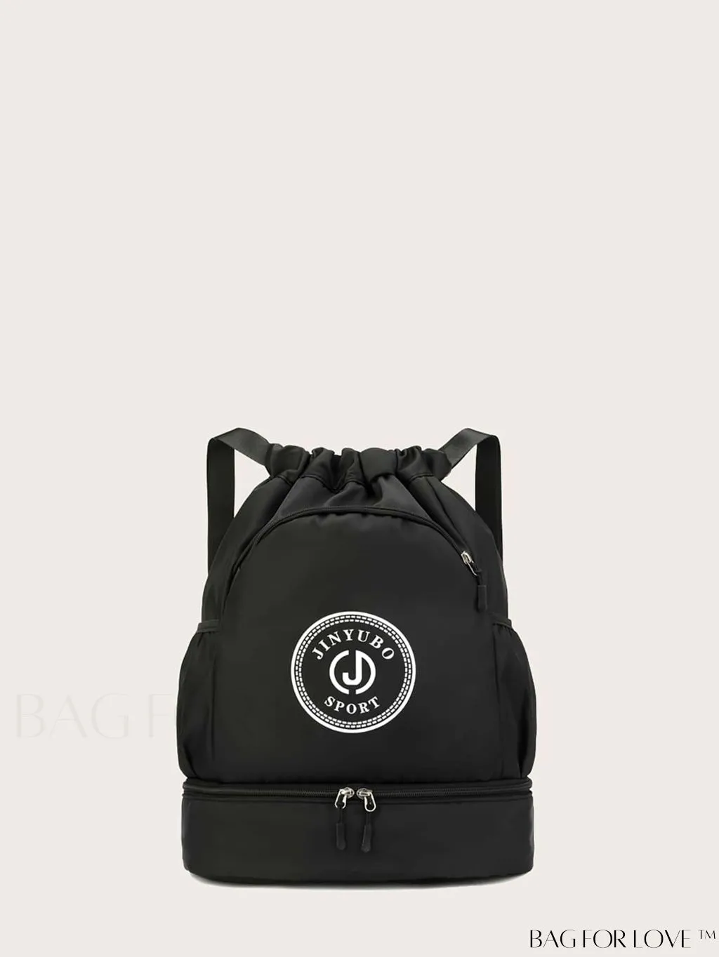 BagForLove - Multifunctional Drawstring Backpack with Shoe Compartment - Lightweight Design for Daily Commute, Sports, and Travel