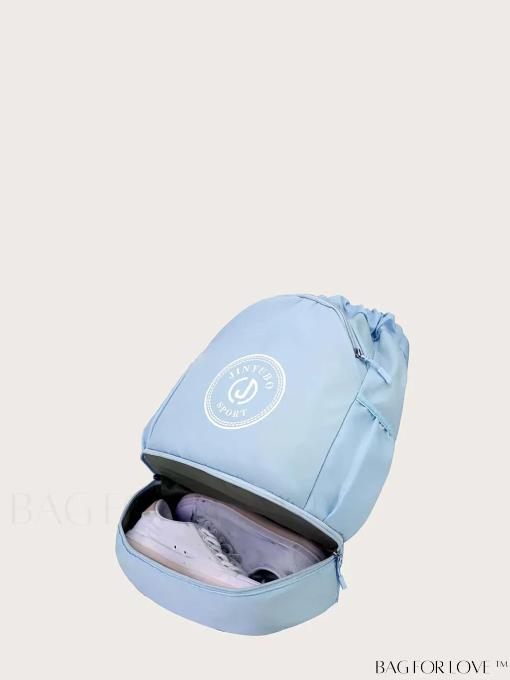 BagForLove - Multifunctional Drawstring Backpack with Shoe Compartment - Lightweight Design for Daily Commute, Sports, and Travel
