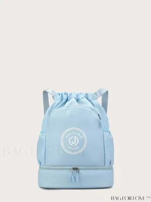 BagForLove - Multifunctional Drawstring Backpack with Shoe Compartment - Lightweight Design for Daily Commute, Sports, and Travel