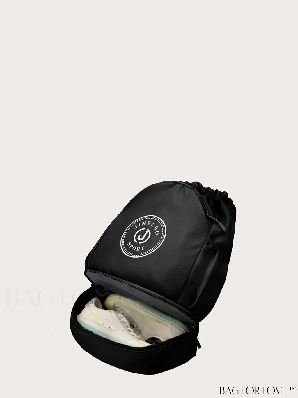 BagForLove - Multifunctional Drawstring Backpack with Shoe Compartment - Lightweight Design for Daily Commute, Sports, and Travel