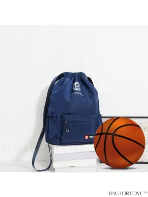 BagForLove - Multifunctional Unisex Sports Bag: Large Drawstring Backpack for Cycling, Basketball, Travel, and Yoga.