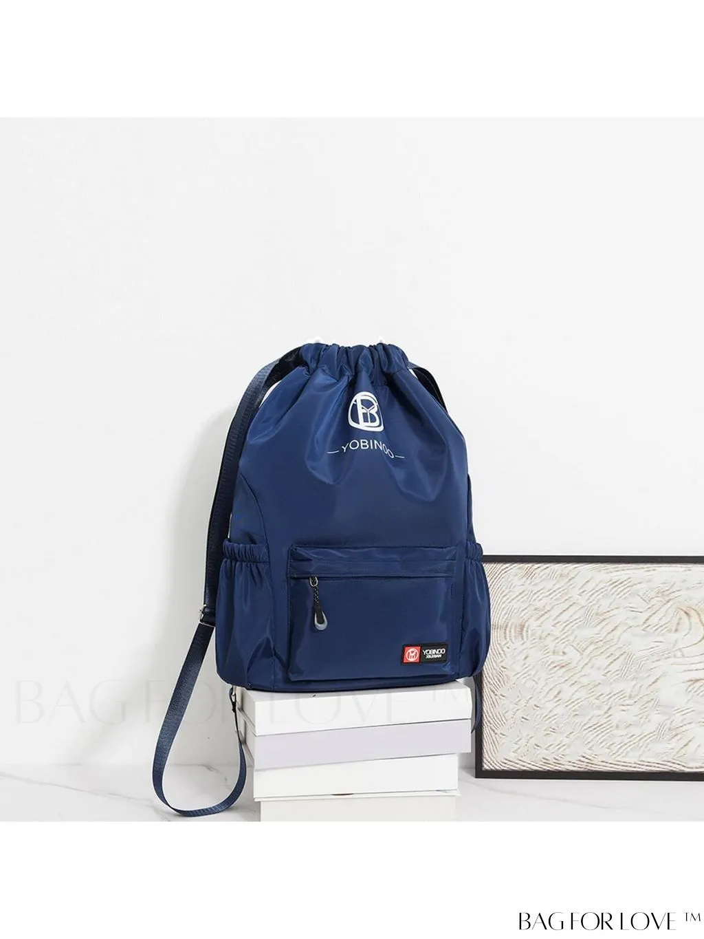 BagForLove - Multifunctional Unisex Sports Bag: Large Drawstring Backpack for Cycling, Basketball, Travel, and Yoga.