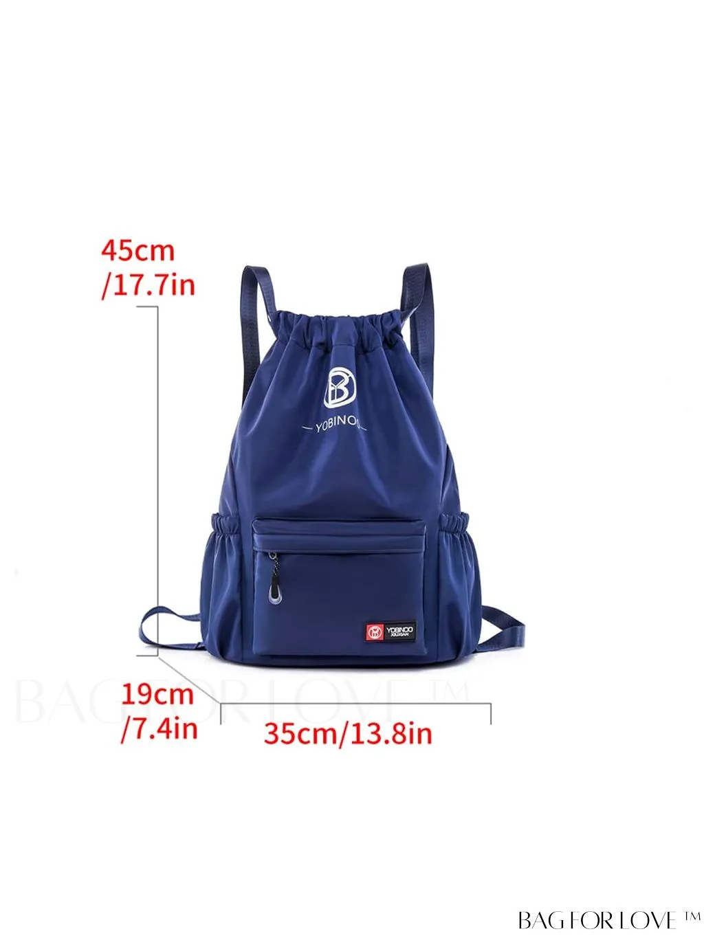 BagForLove - Multifunctional Unisex Sports Bag: Large Drawstring Backpack for Cycling, Basketball, Travel, and Yoga.