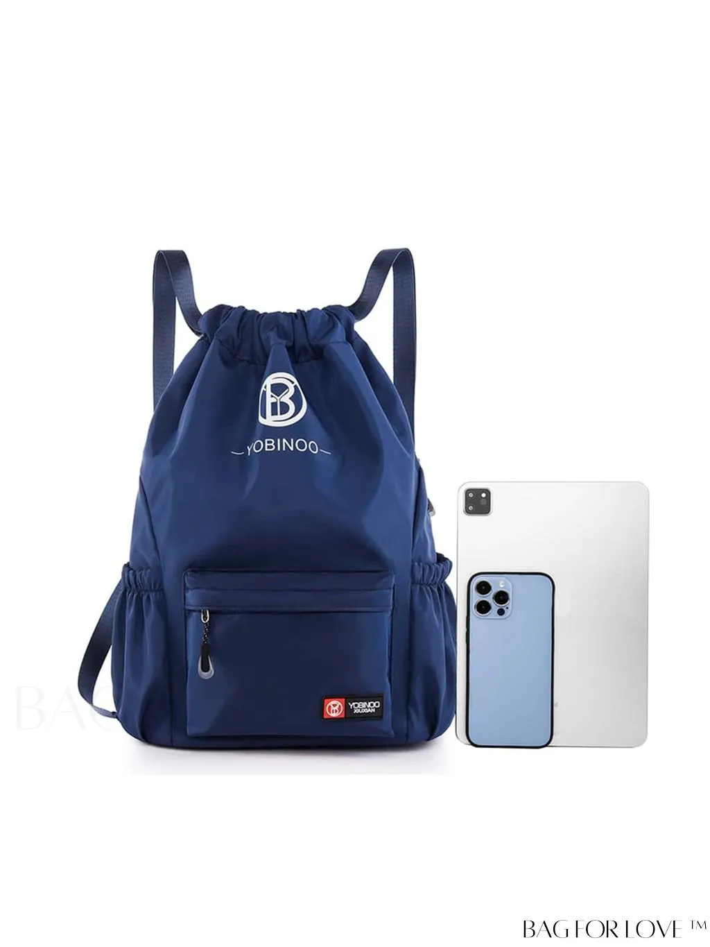 BagForLove - Multifunctional Unisex Sports Bag: Large Drawstring Backpack for Cycling, Basketball, Travel, and Yoga.