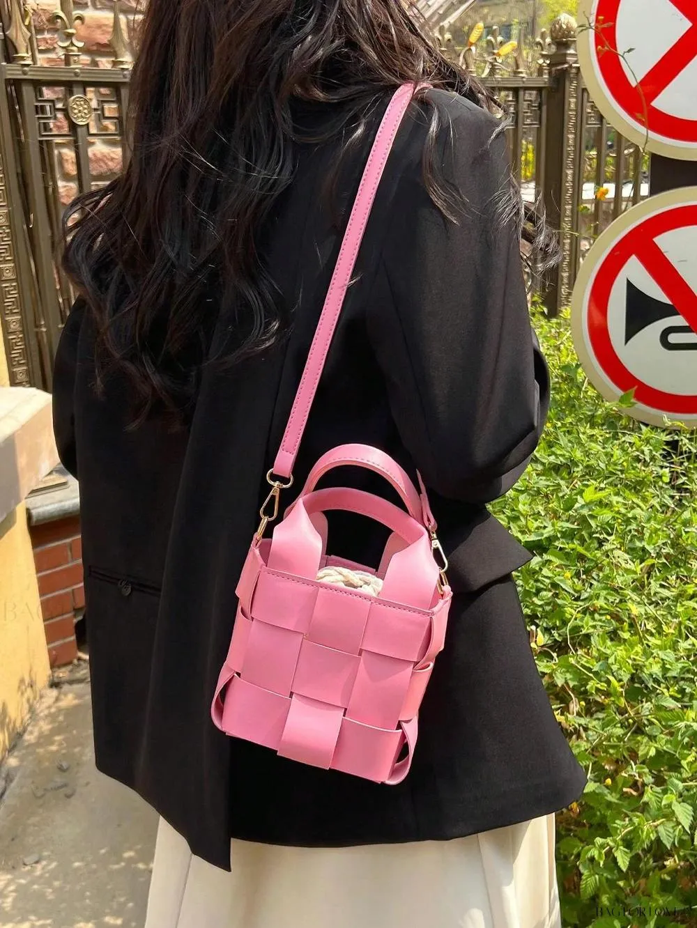 BagForLove - Portable PU Leather Tote with Adjustable Strap for Ladies