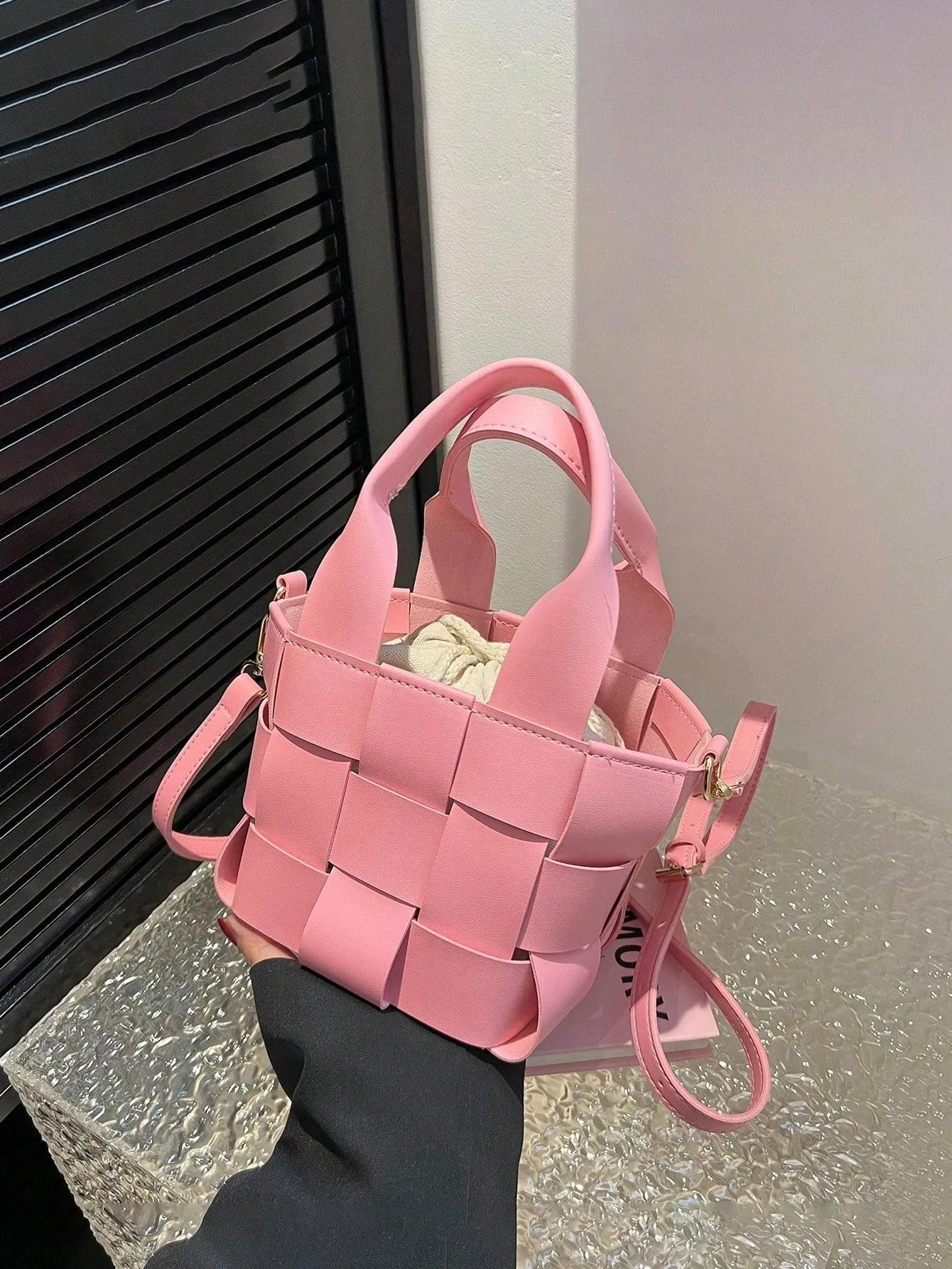 BagForLove - Portable PU Leather Tote with Adjustable Strap for Ladies