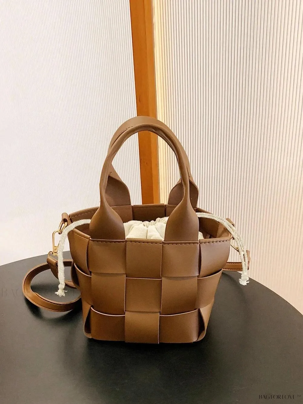 BagForLove - Portable PU Leather Tote with Adjustable Strap for Ladies