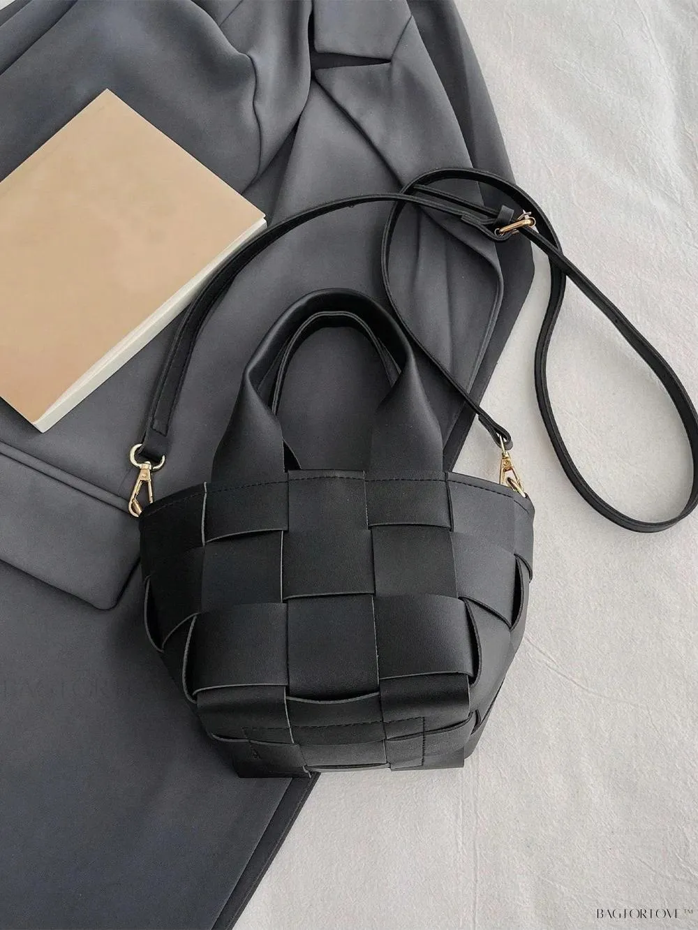 BagForLove - Portable PU Leather Tote with Adjustable Strap for Ladies