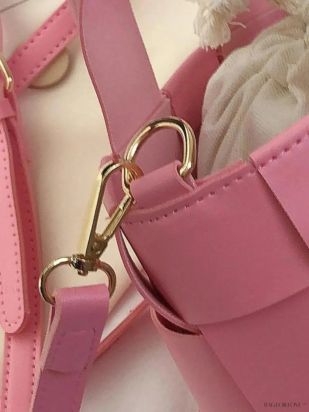 BagForLove - Portable PU Leather Tote with Adjustable Strap for Ladies