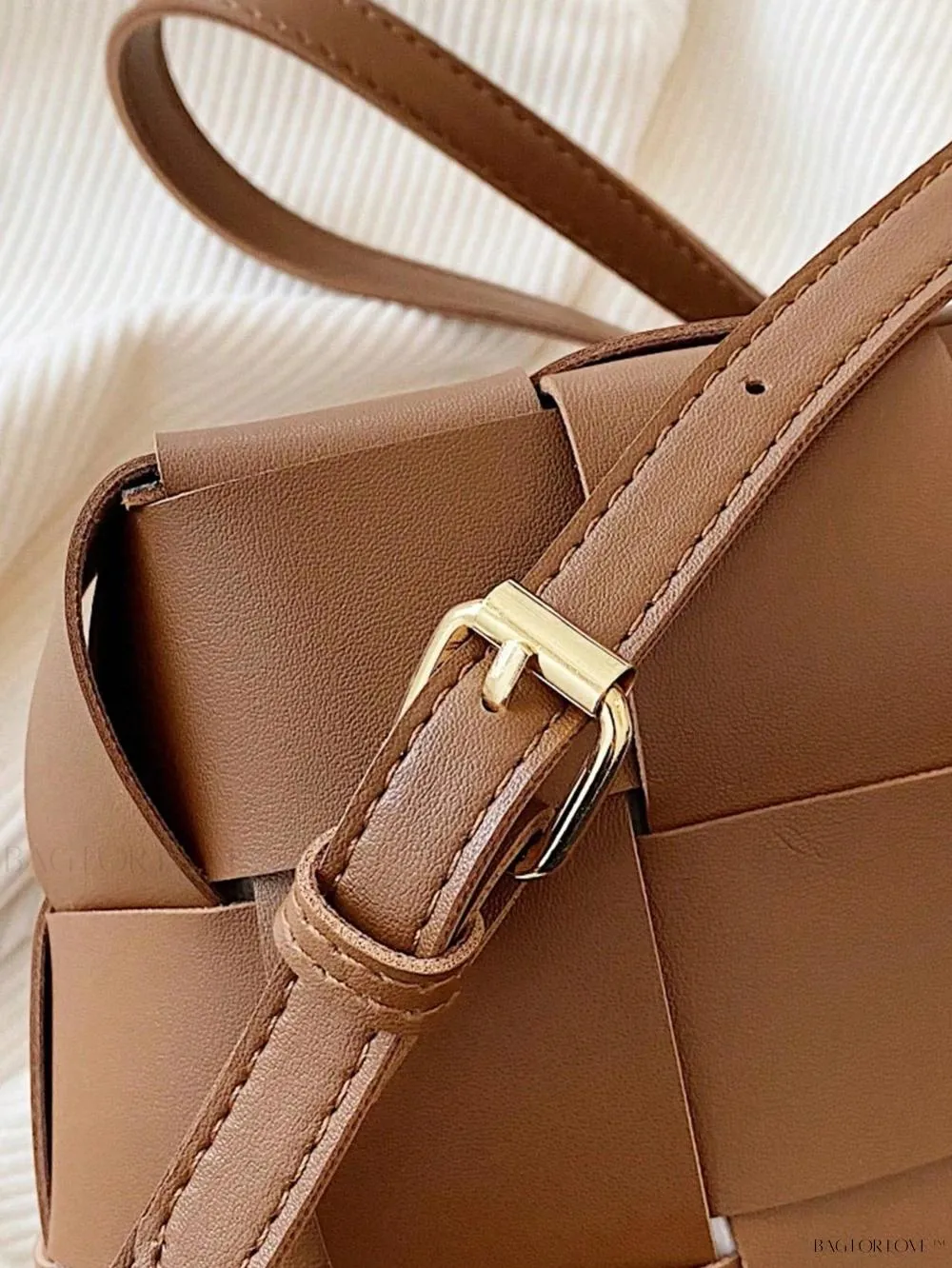 BagForLove - Portable PU Leather Tote with Adjustable Strap for Ladies