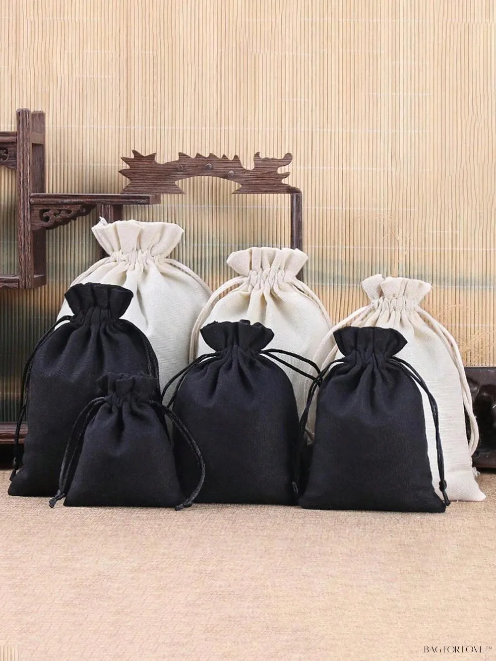 BagForLove - Practical Linen Drawstring Bags for Jewelry and More