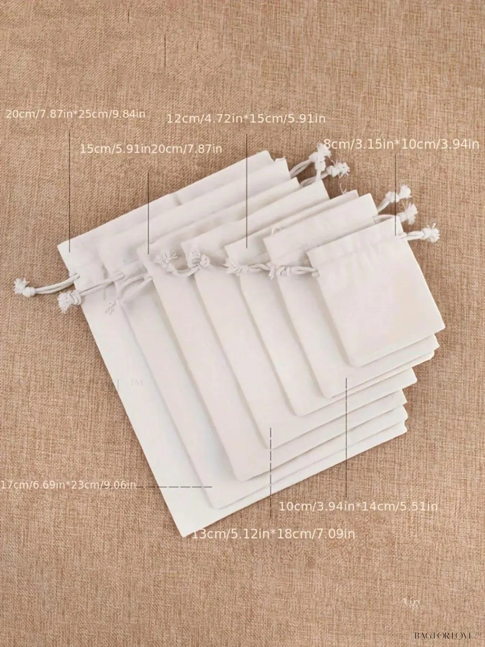 BagForLove - Practical Linen Drawstring Bags for Jewelry and More