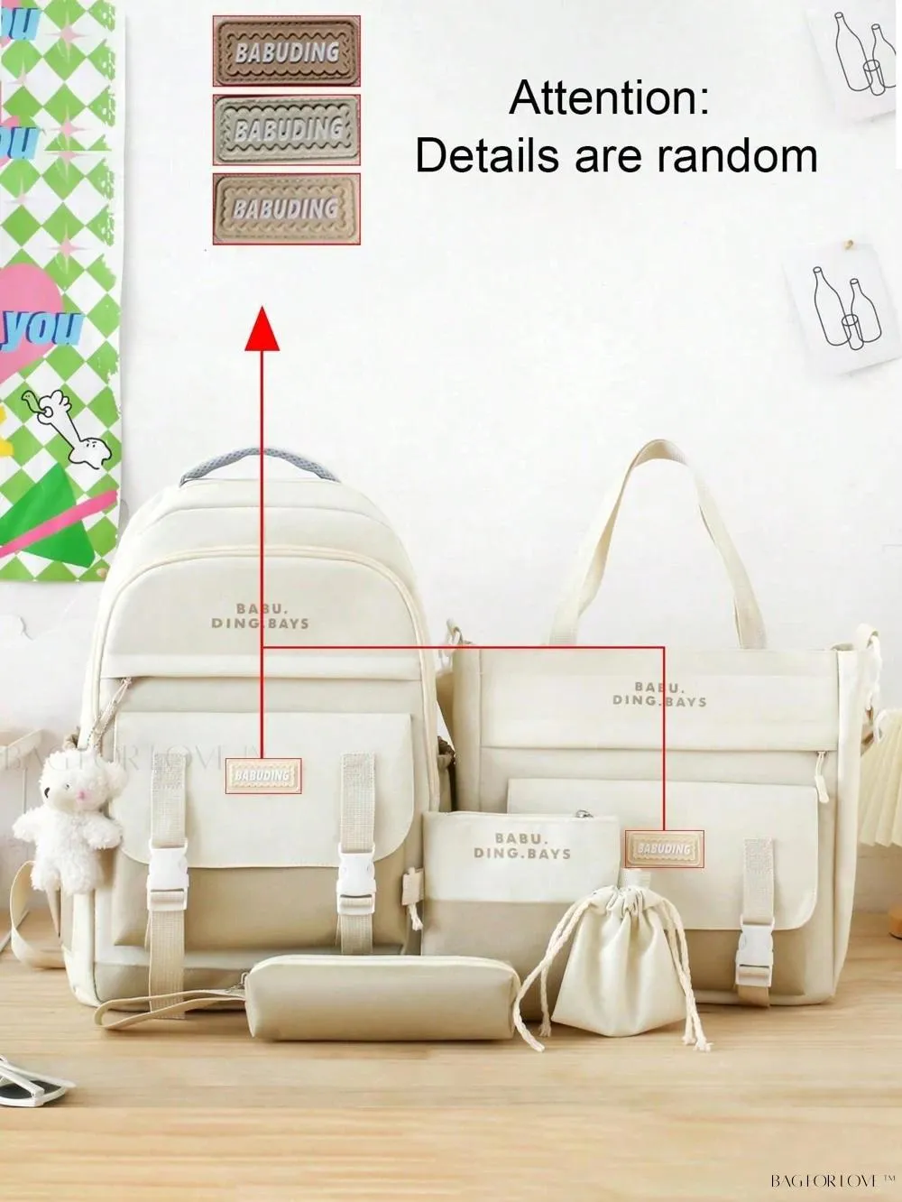 BagForLove - Premium Backpack Ensemble for Ladies Spacious and Lightweight Travel Bag