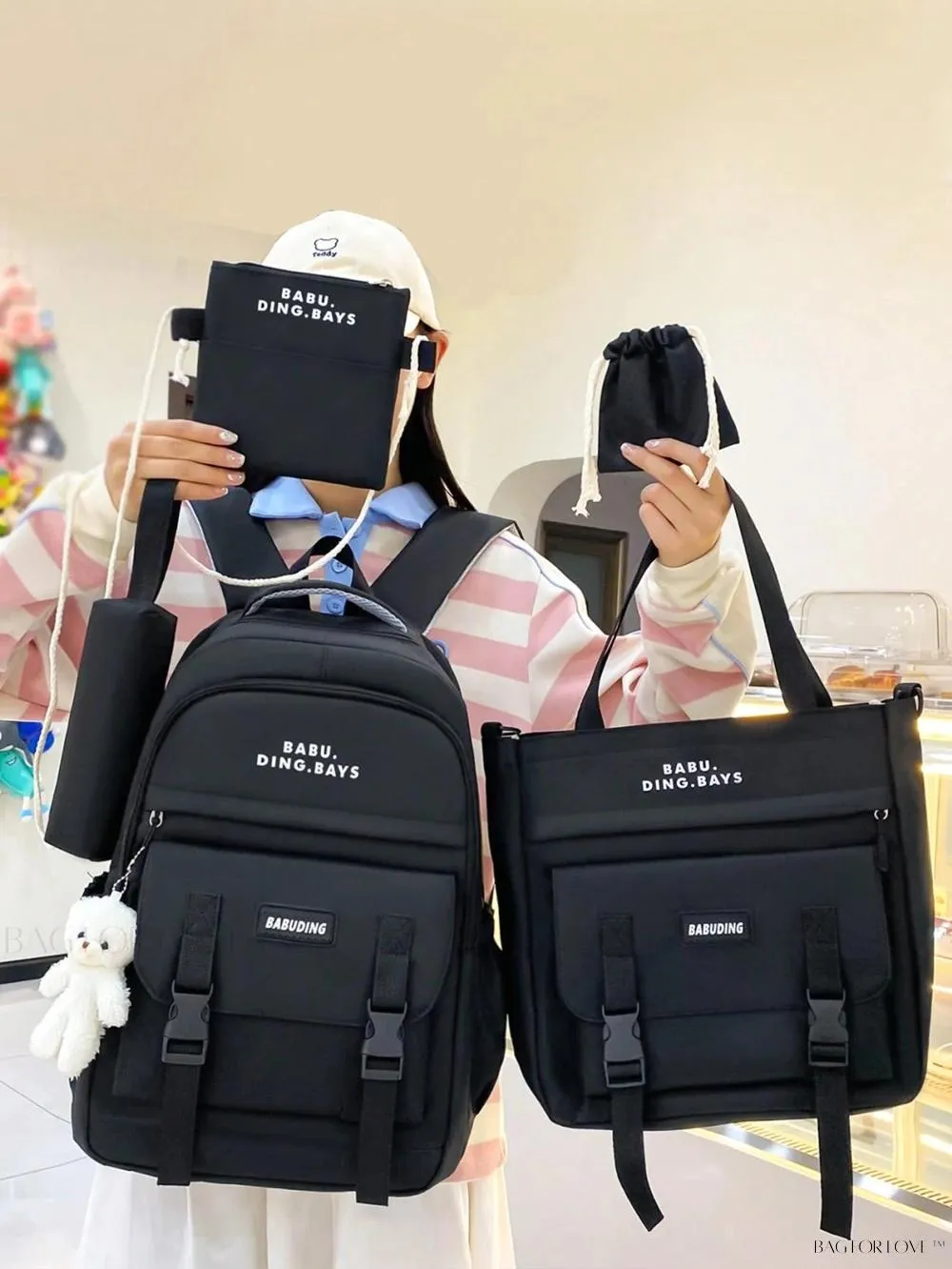 BagForLove - Premium Backpack Ensemble for Ladies Spacious and Lightweight Travel Bag