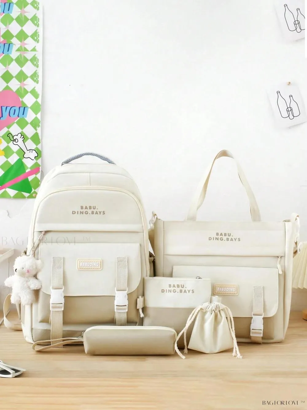 BagForLove - Premium Backpack Ensemble for Ladies Spacious and Lightweight Travel Bag