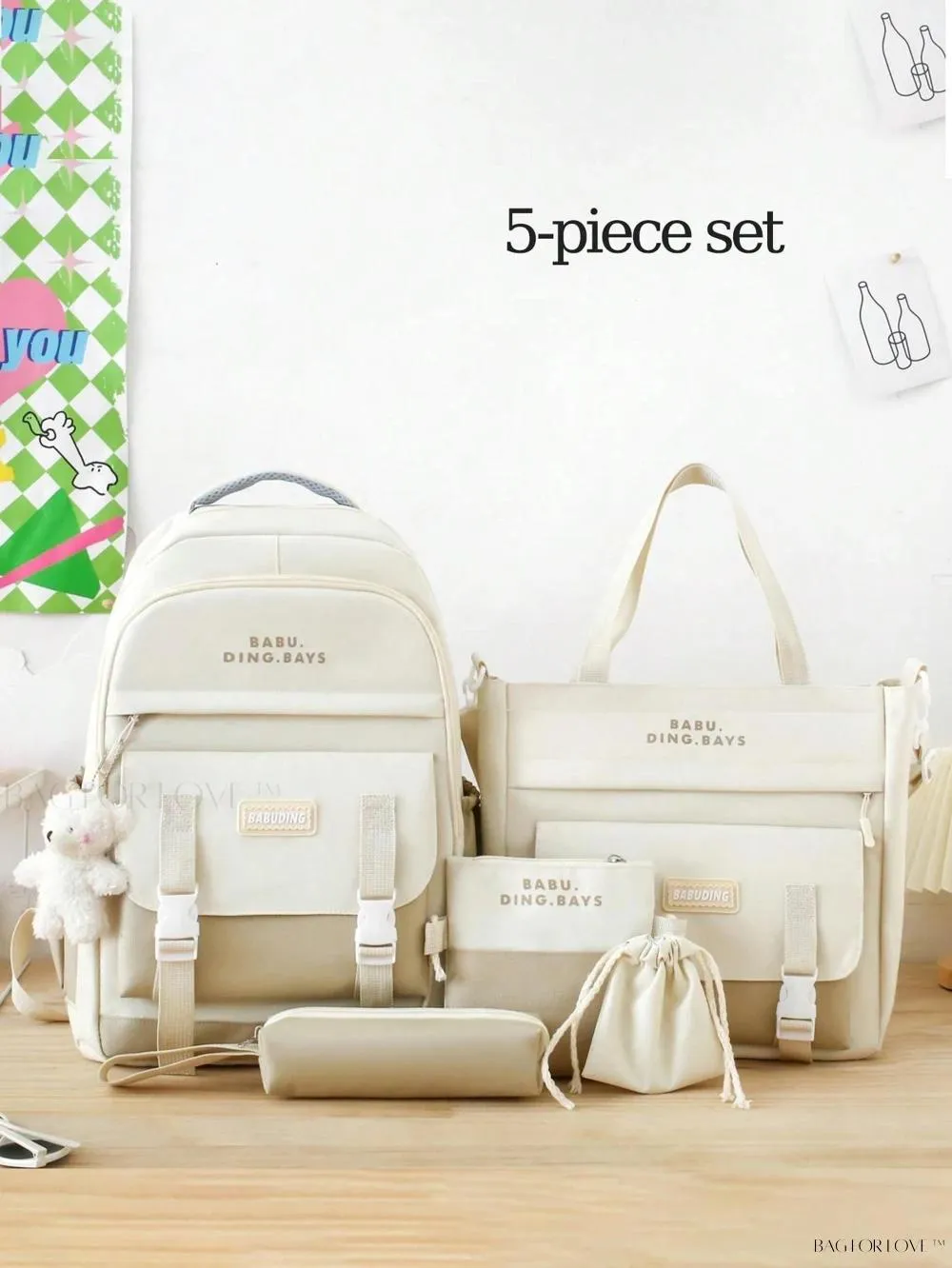 BagForLove - Premium Backpack Ensemble for Ladies Spacious and Lightweight Travel Bag