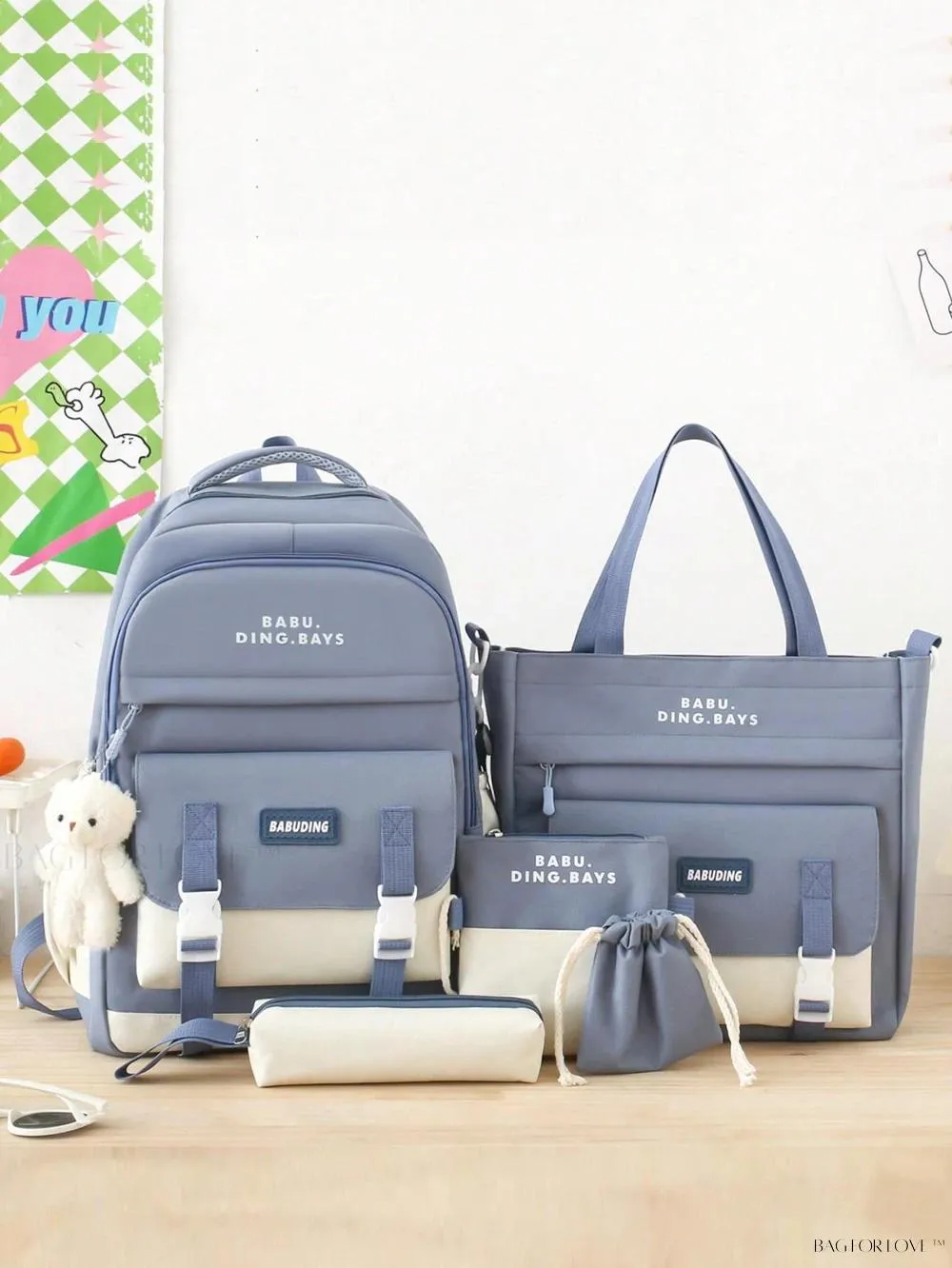 BagForLove - Premium School Bag Set for Teen Girls and Women