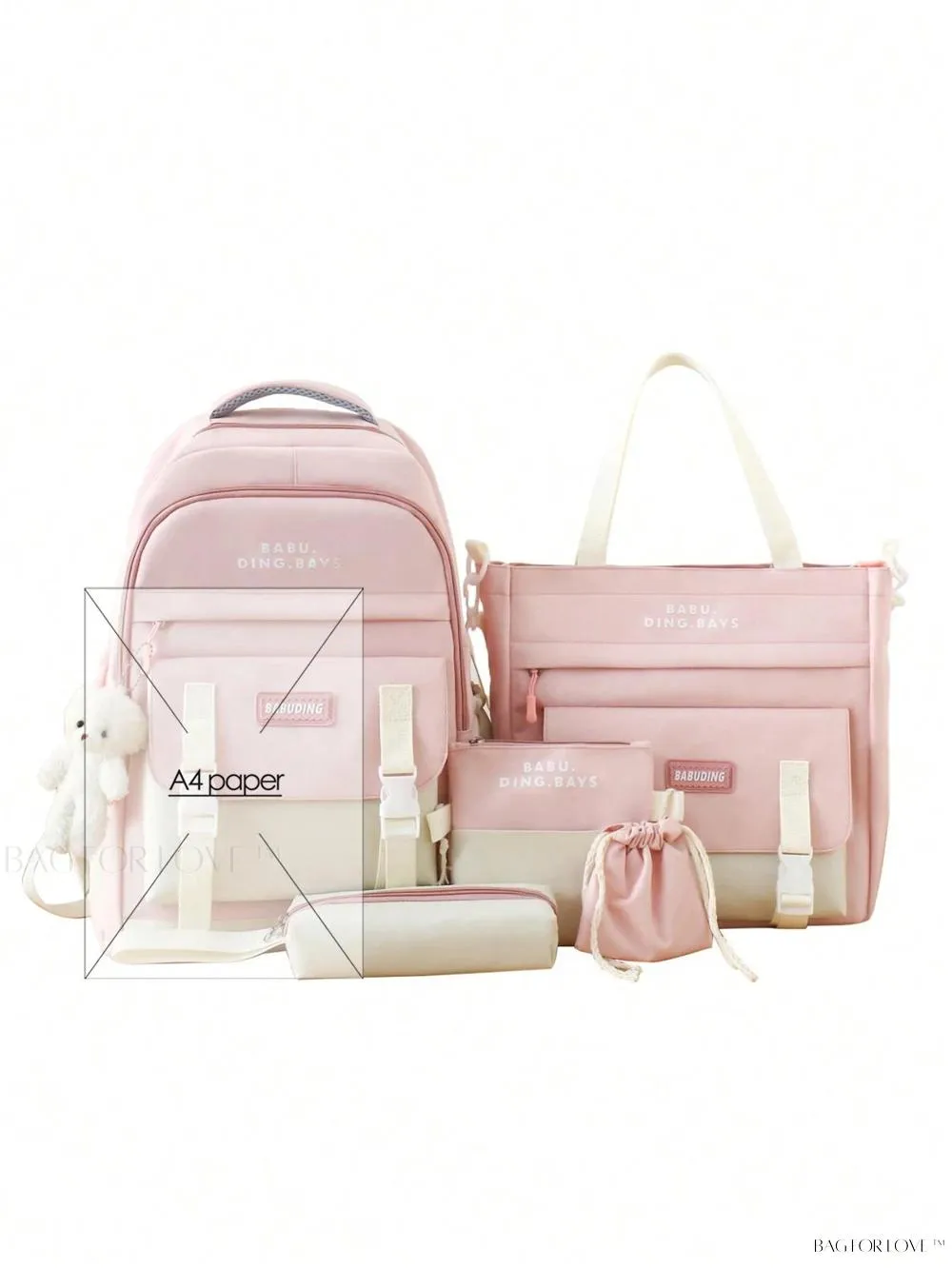 BagForLove - Premium School Bag Set for Teen Girls and Women
