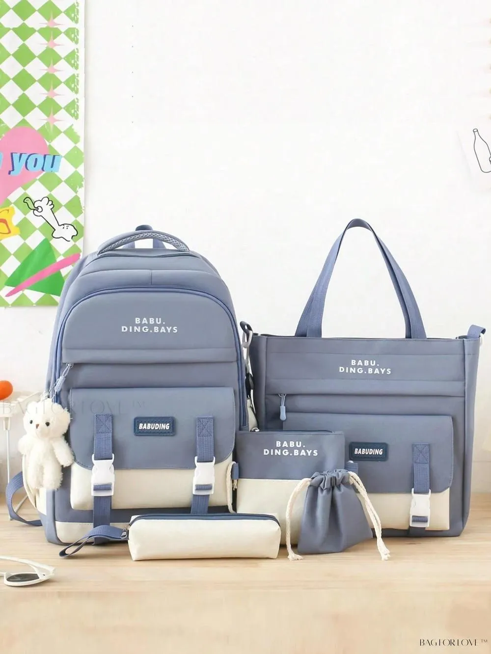 BagForLove - Premium School Bag Set for Teen Girls and Women