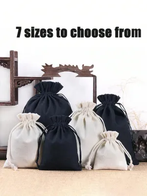 BagForLove - Soft Linen Storage Bag with Adjustable Drawstrings