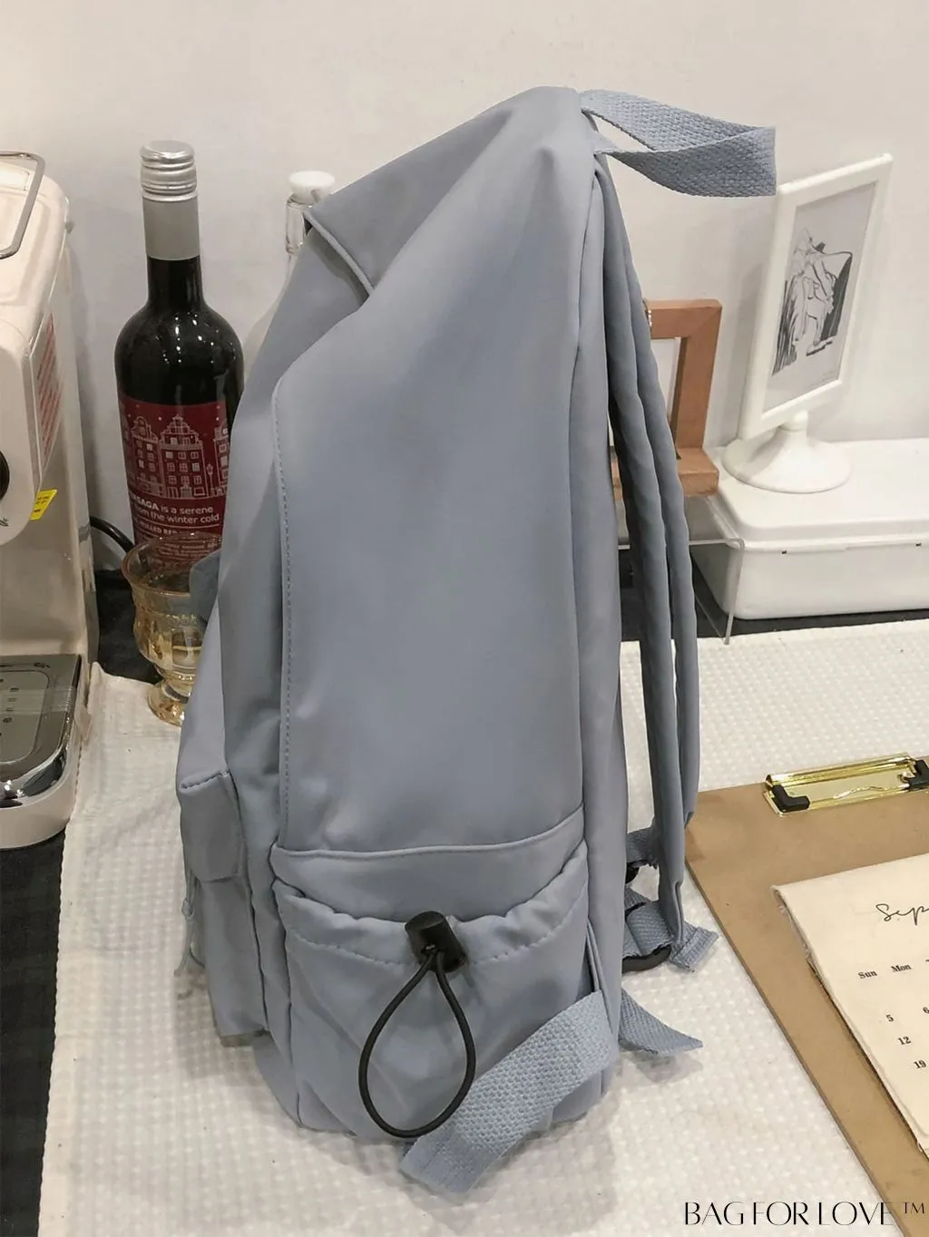 BagForLove - Stylish Drawstring Minimalist Backpack for Girls, Women, Students & Professionals - Ideal for School, College, Work