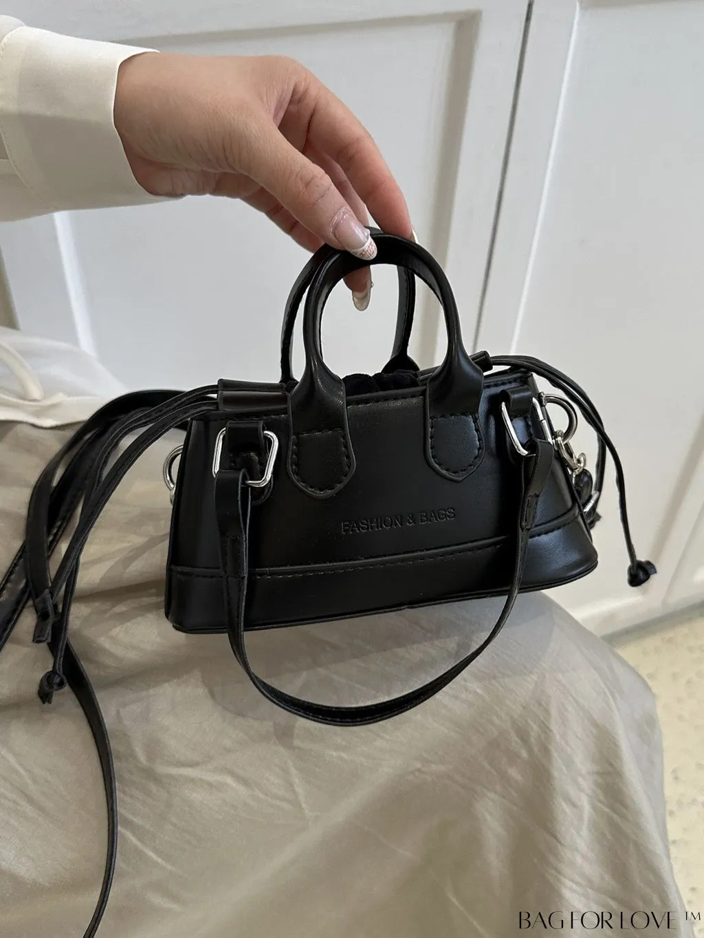 BagForLove - Stylish Mini Tote Bag w/ Adjustable Strap & Drawstring Design
