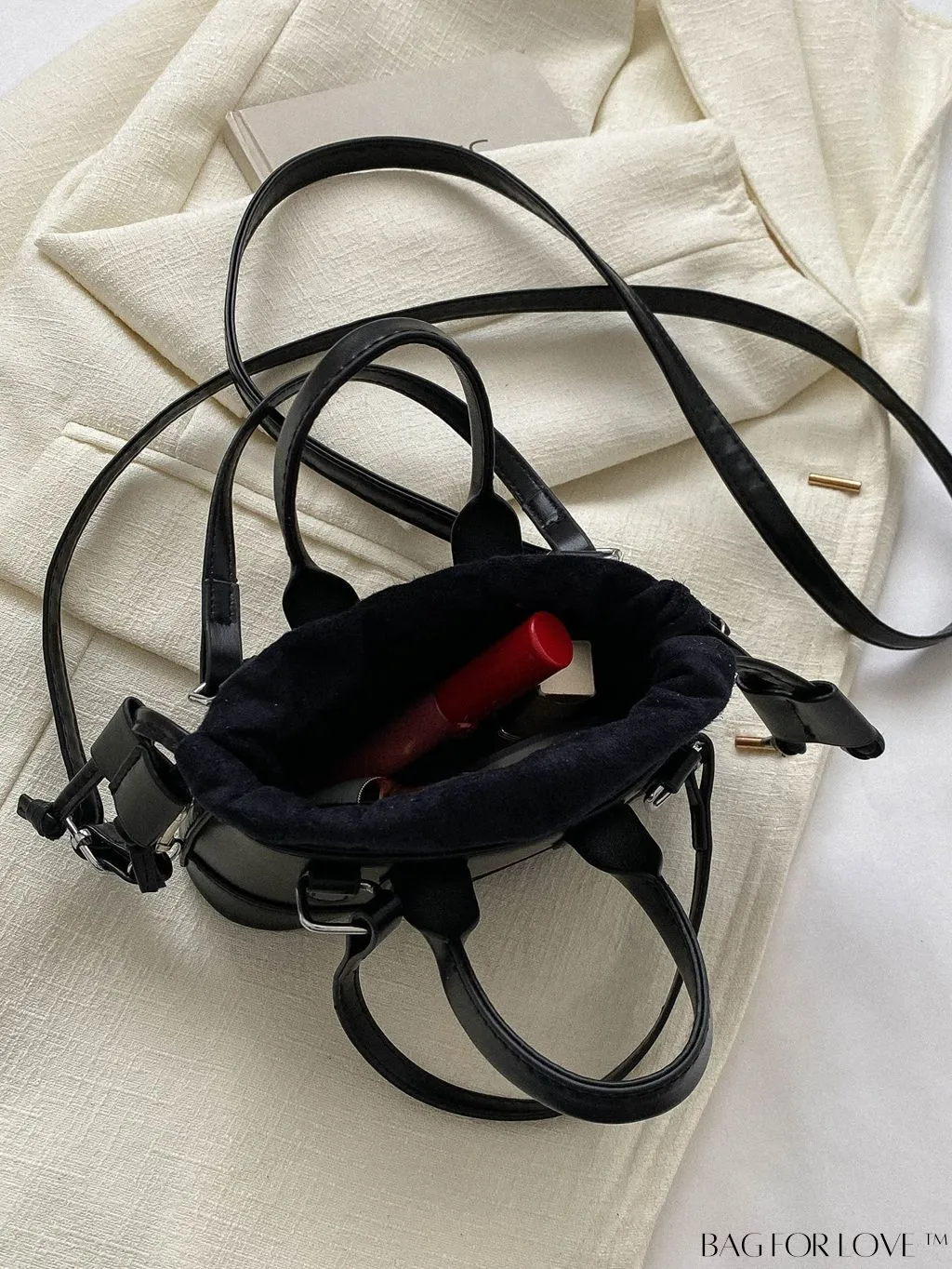 BagForLove - Stylish Mini Tote Bag w/ Adjustable Strap & Drawstring Design