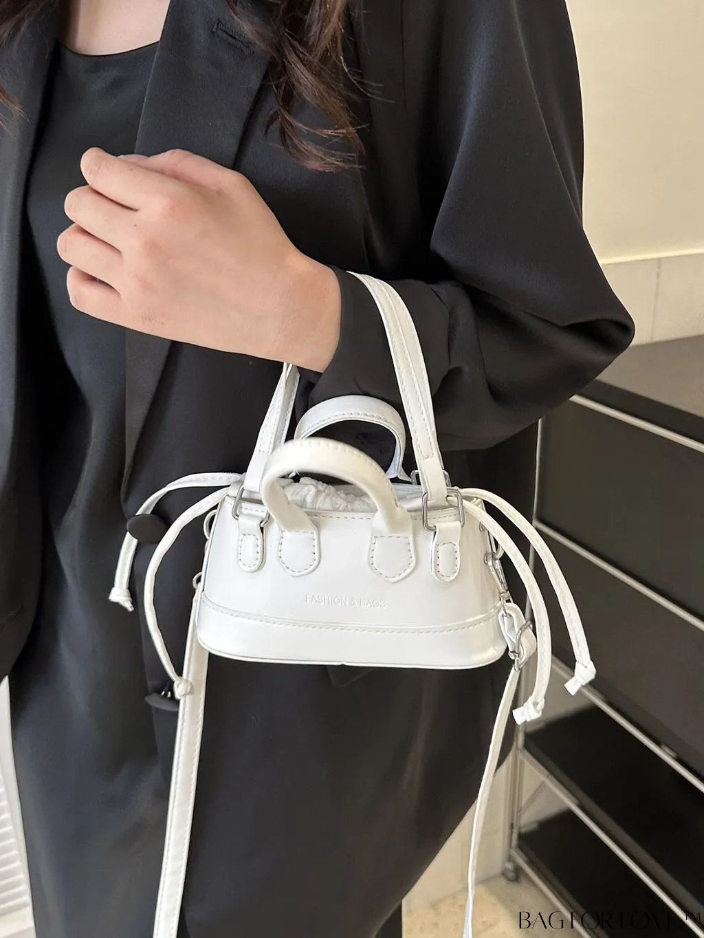 BagForLove - Stylish Mini Tote Bag w/ Adjustable Strap & Drawstring Design