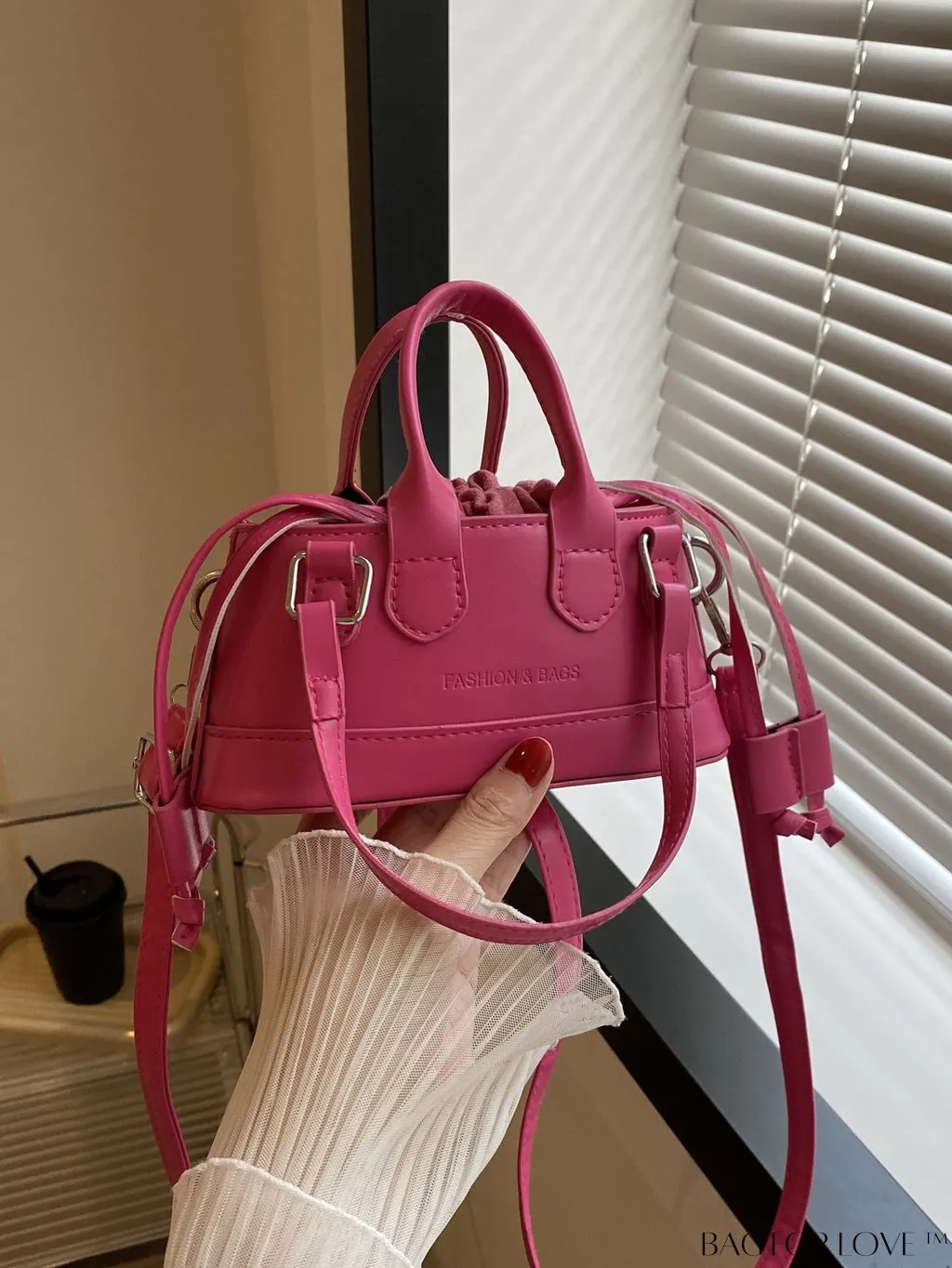 BagForLove - Stylish Mini Tote Bag w/ Adjustable Strap & Drawstring Design