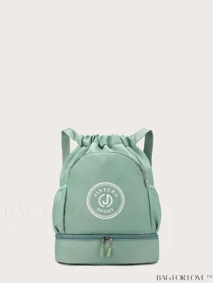 BagForLove - Versatile Drawstring Backpack with Separate Shoe Compartment, Lightweight & Stylish for Everyday Commute, Gym, Running