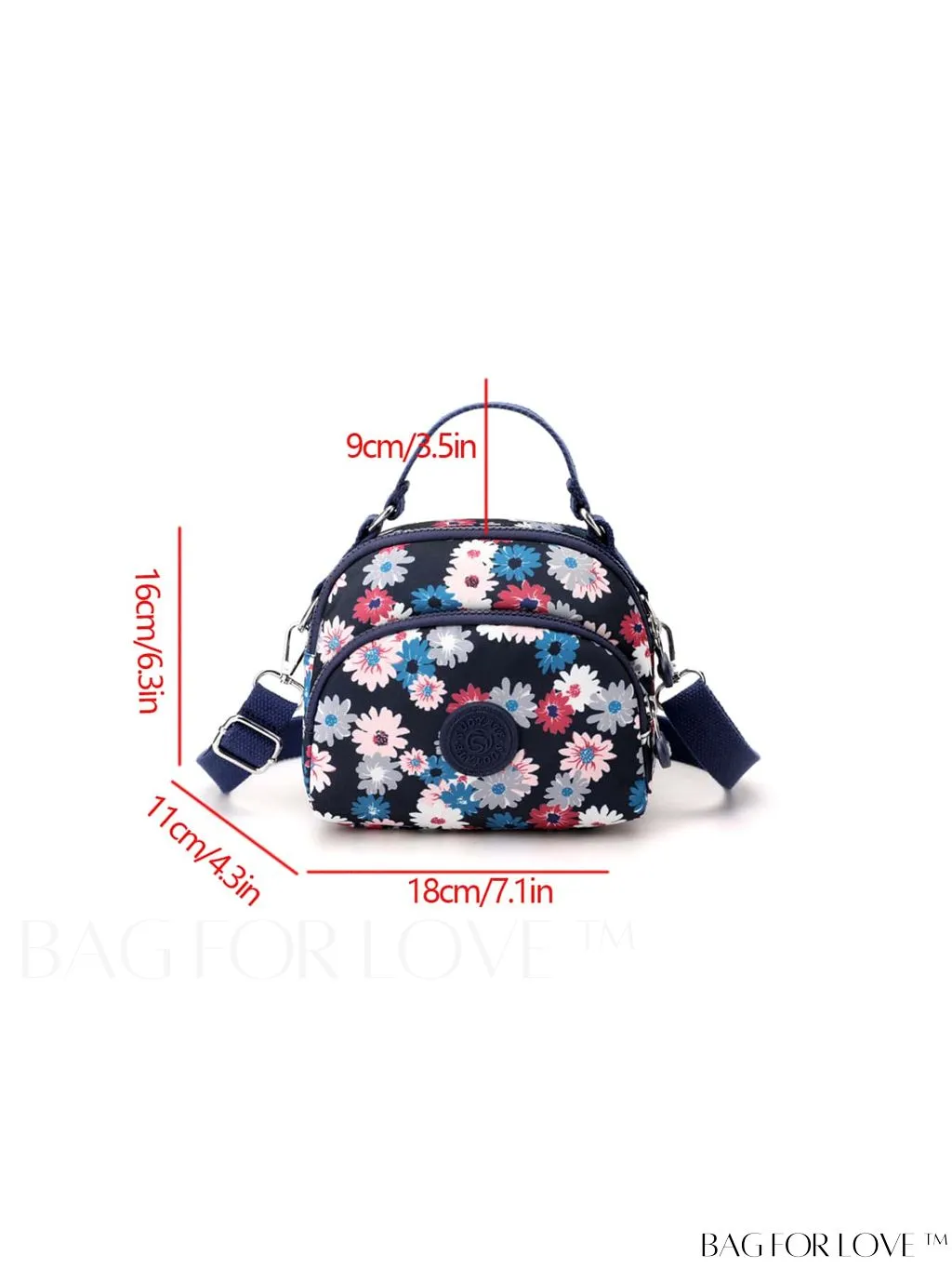 BagForLove - Versatile Water-Resistant Crossbody Handbag with Multiple Pockets
