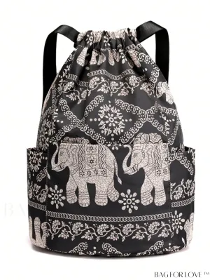 BagForLove - Vintage Cartoon Graphic Backpack: Ideal for Students, Graduates & Outdoor Adventures
