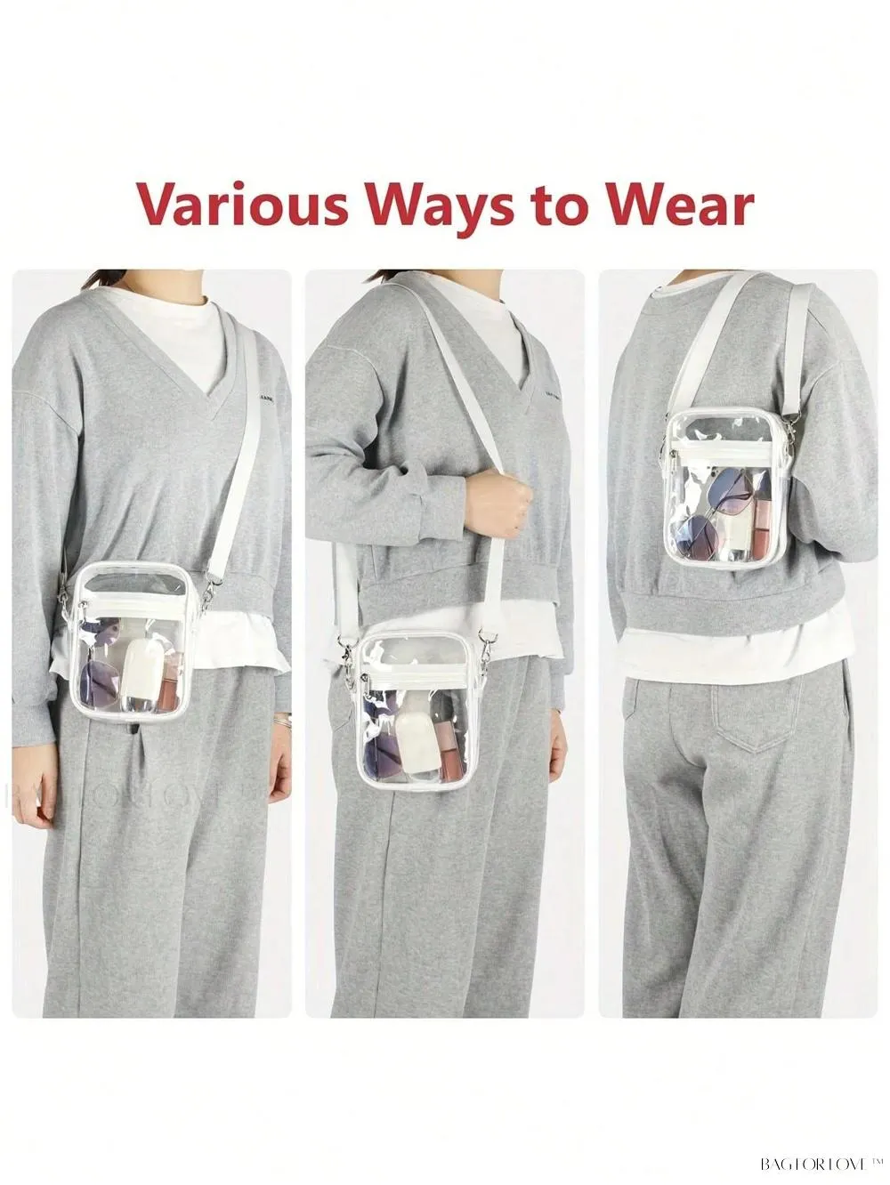 BagForLove - Water-Resistant Crossbody Bag for Women's Daily Use