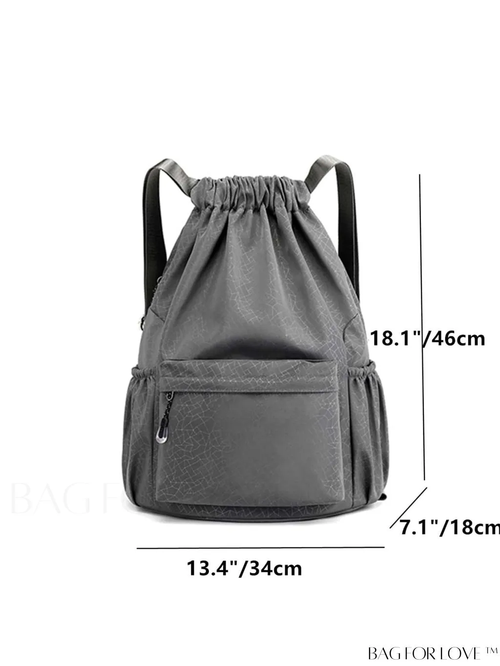 BagForLove - Waterproof Drawstring Sports Backpack: Lightweight, Ideal for Gym, Yoga, Swimming