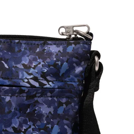 BAGGALLINI AME460 INDIGO PETAL SECURTEX MEMENTO CROSSBODY