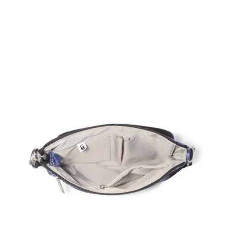 BAGGALLINI AME460 INDIGO PETAL SECURTEX MEMENTO CROSSBODY