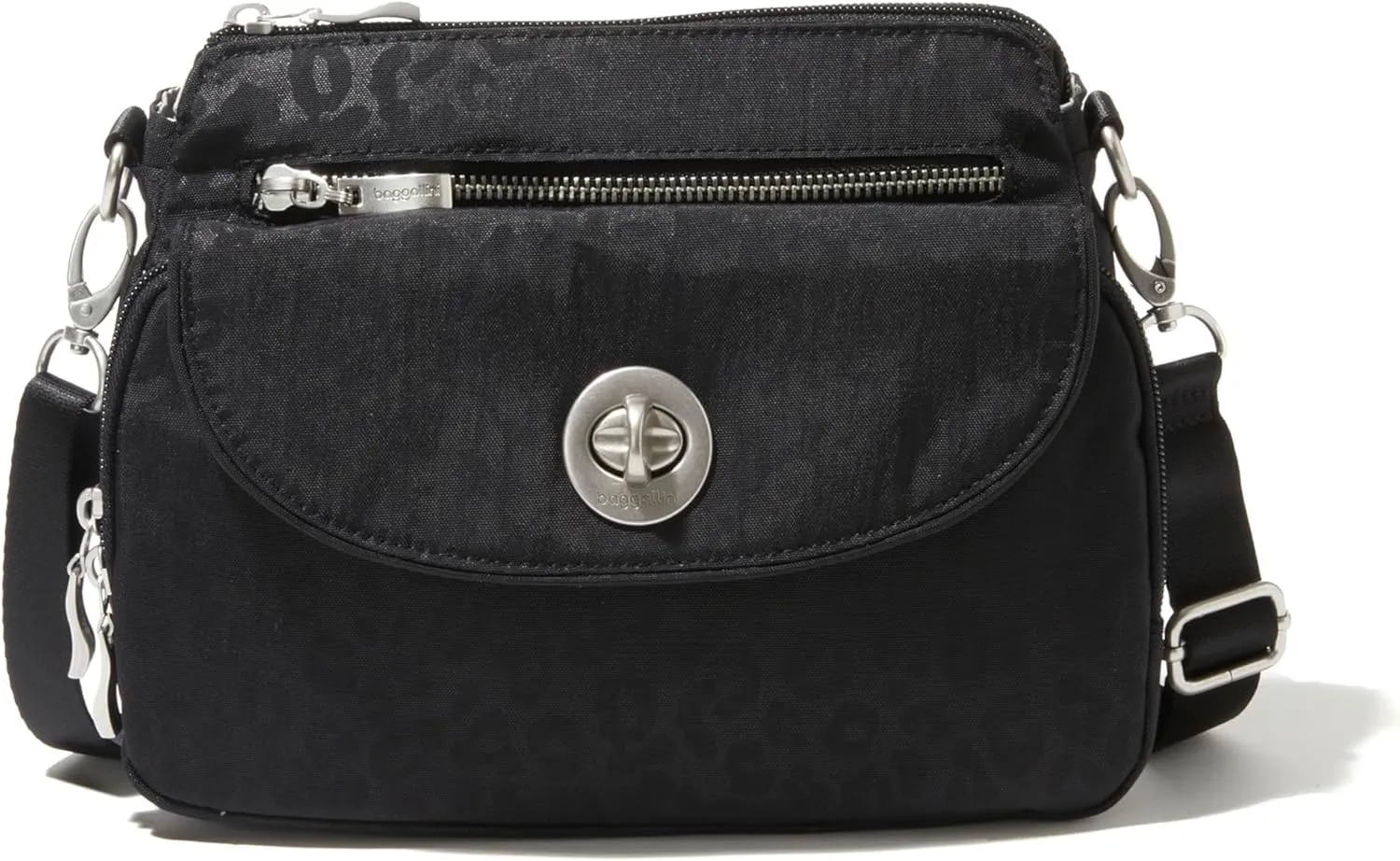 Baggallini Calais Crossbody Bags for Women 9.5"x7" Travel Handbag Purse w/RFID Front Wallet Lightweight Water-Resistant