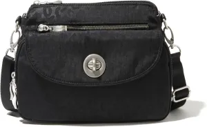 Baggallini Calais Crossbody Bags for Women 9.5"x7" Travel Handbag Purse w/RFID Front Wallet Lightweight Water-Resistant