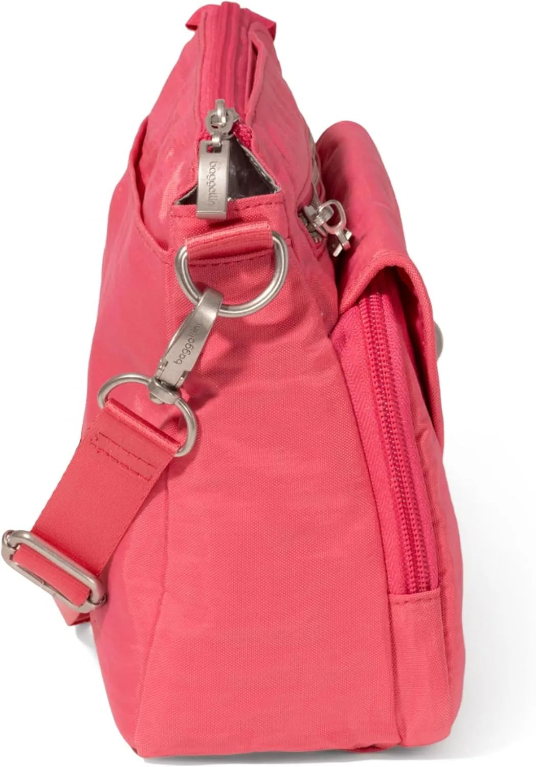 Baggallini Calais Crossbody Bags for Women 9.5"x7" Travel Handbag Purse w/RFID Front Wallet Lightweight Water-Resistant
