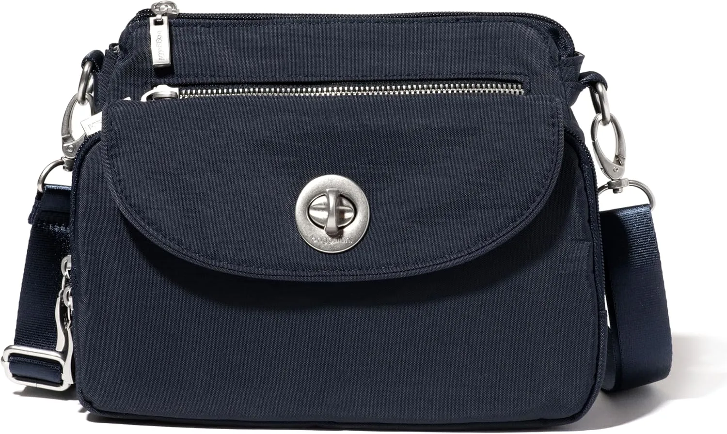 Baggallini Calais Crossbody Bags for Women 9.5"x7" Travel Handbag Purse w/RFID Front Wallet Lightweight Water-Resistant