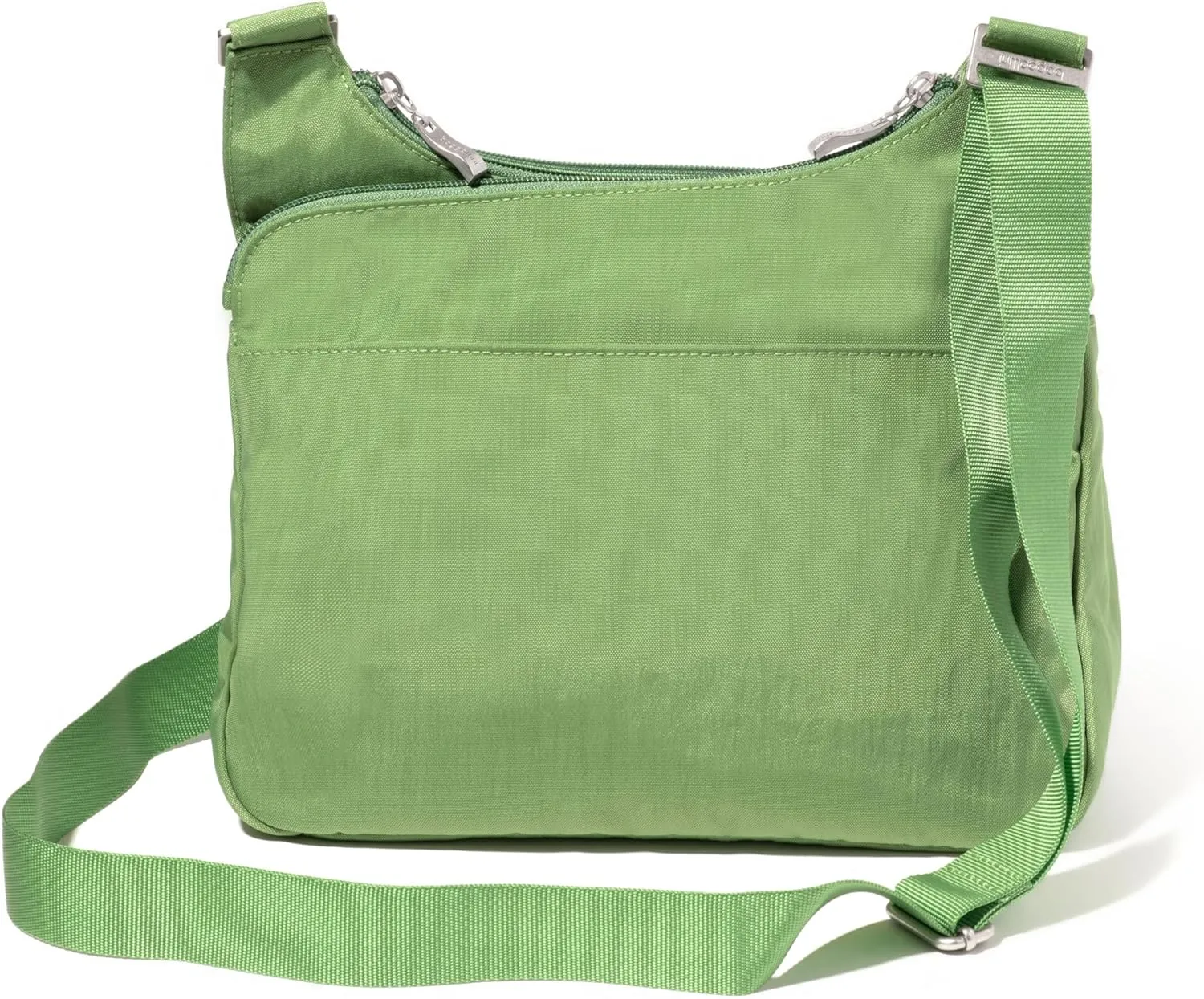 Baggallini Cross Over Crossbody Women 11x8.5 Medium Travel Bag Lightweight Water-Resistant Nylon Organized Handbag Purse