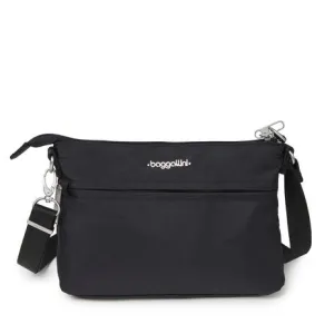 BAGGALLINI RAME460 BLACK SECURTEX MEMENTO CROSSBODY