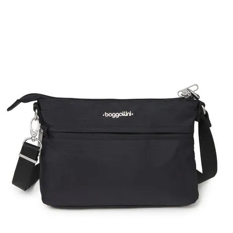 BAGGALLINI RAME460 BLACK SECURTEX MEMENTO CROSSBODY
