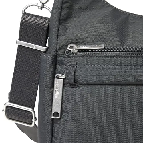 Baggallini Securtex® Anti-theft Free Time Crossbody Bag Cross Body, Charcoal, One Size US
