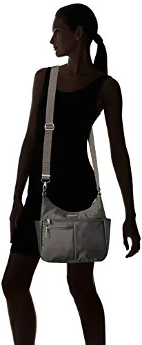 Baggallini Securtex® Anti-theft Free Time Crossbody Bag Cross Body, Charcoal, One Size US