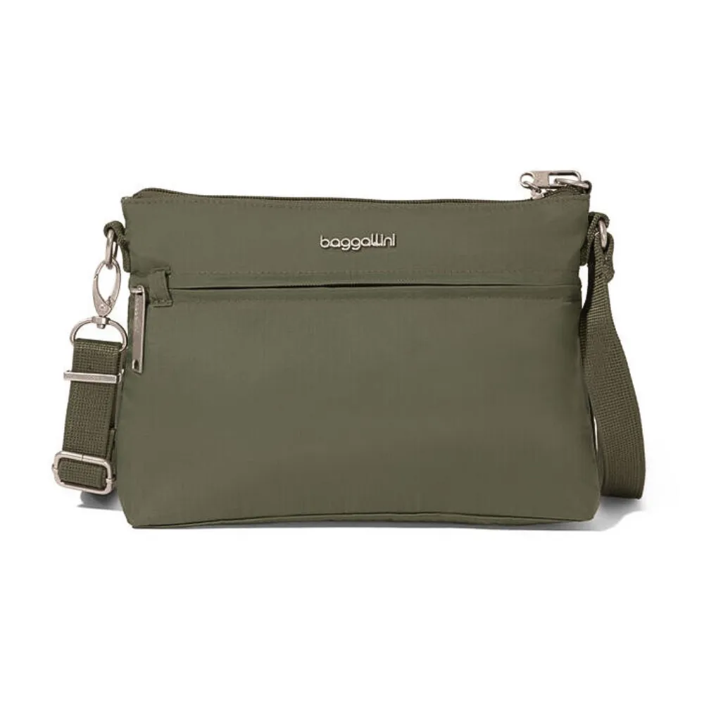 Baggallini Securtex Anti-Theft Memento Thyme Crossbody Bag (Women's)