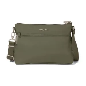 Baggallini Securtex Anti-Theft Memento Thyme Crossbody Bag (Women's)