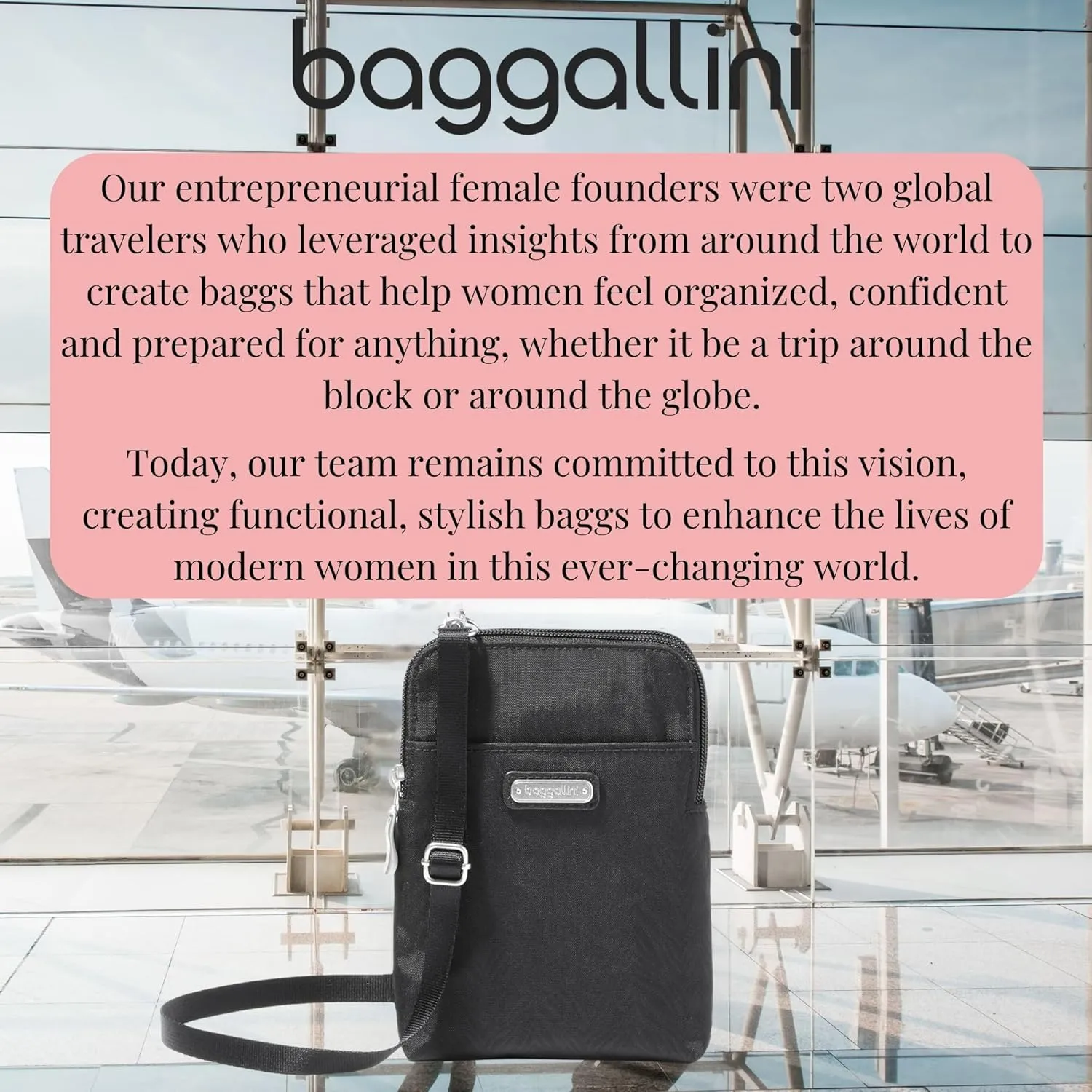Baggallini Take Two Bryant RFID Crossbody Bag