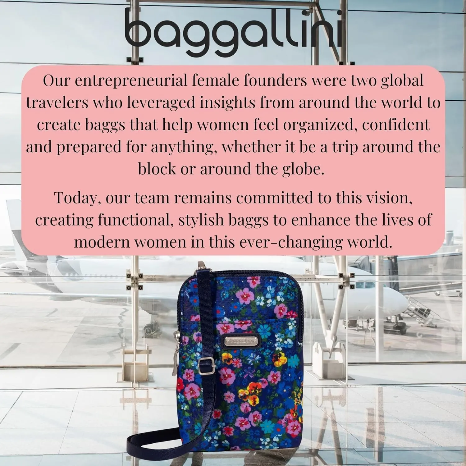 Baggallini Take Two Bryant RFID Crossbody Bag