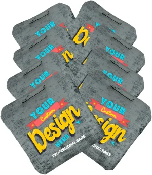 Beginner to Pro Custom Cornhole Bags Series, Personalized Cornhole Beans Bags Sets, Customize Corn Hole Bags for Your Loved Ones, Flag, State, College etc